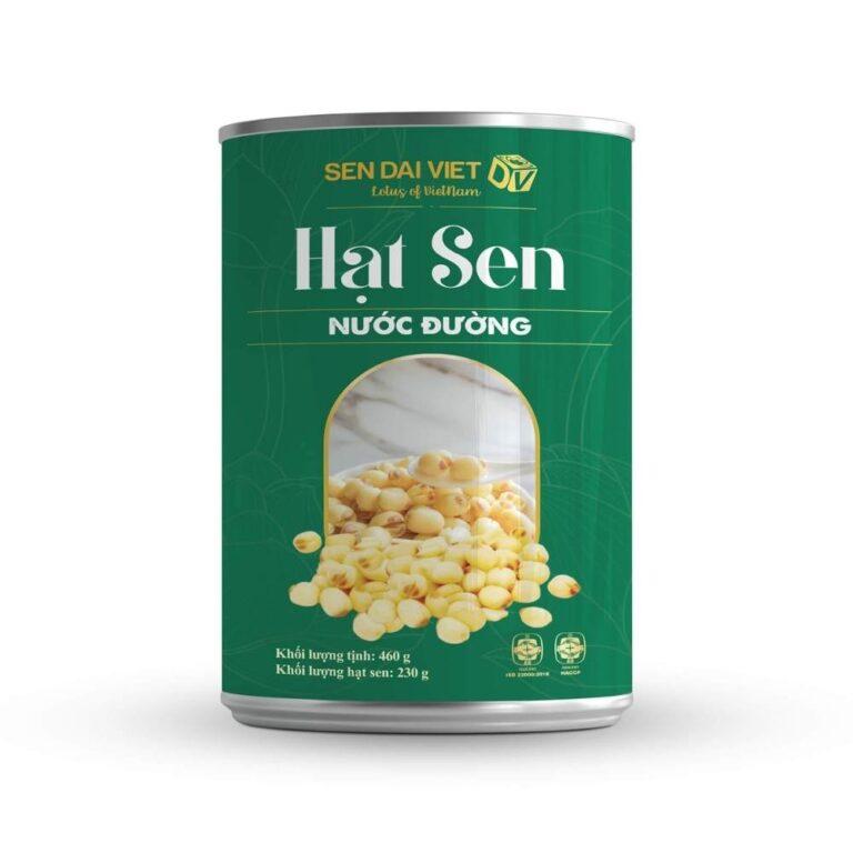 Hạt Sen Đóng Lon Nước Đường (hũ 460g)