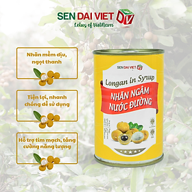 Nhãn Ngân Nước Đường (Lon 450gr)