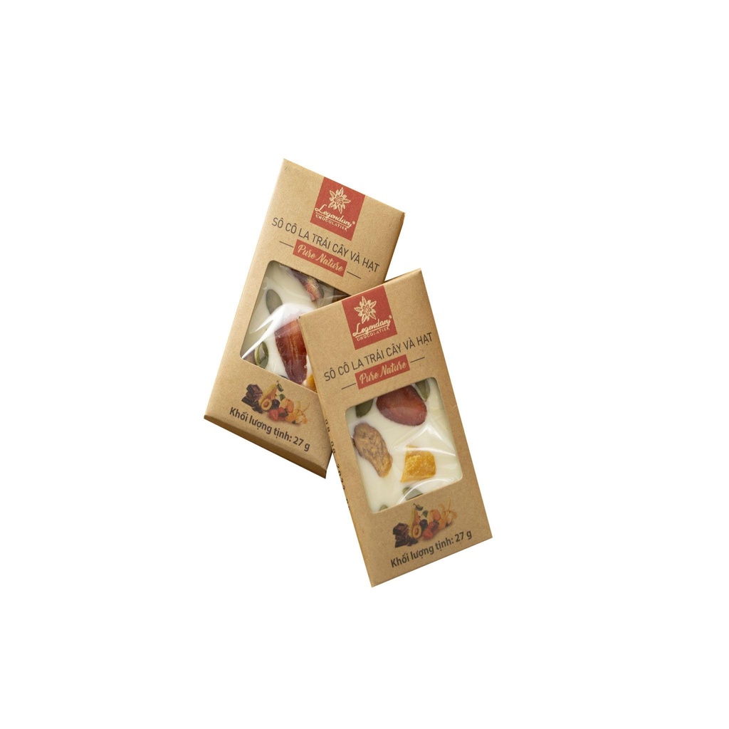 Socola Trái Cây và Hạt Pure Nature (thanh 27g)