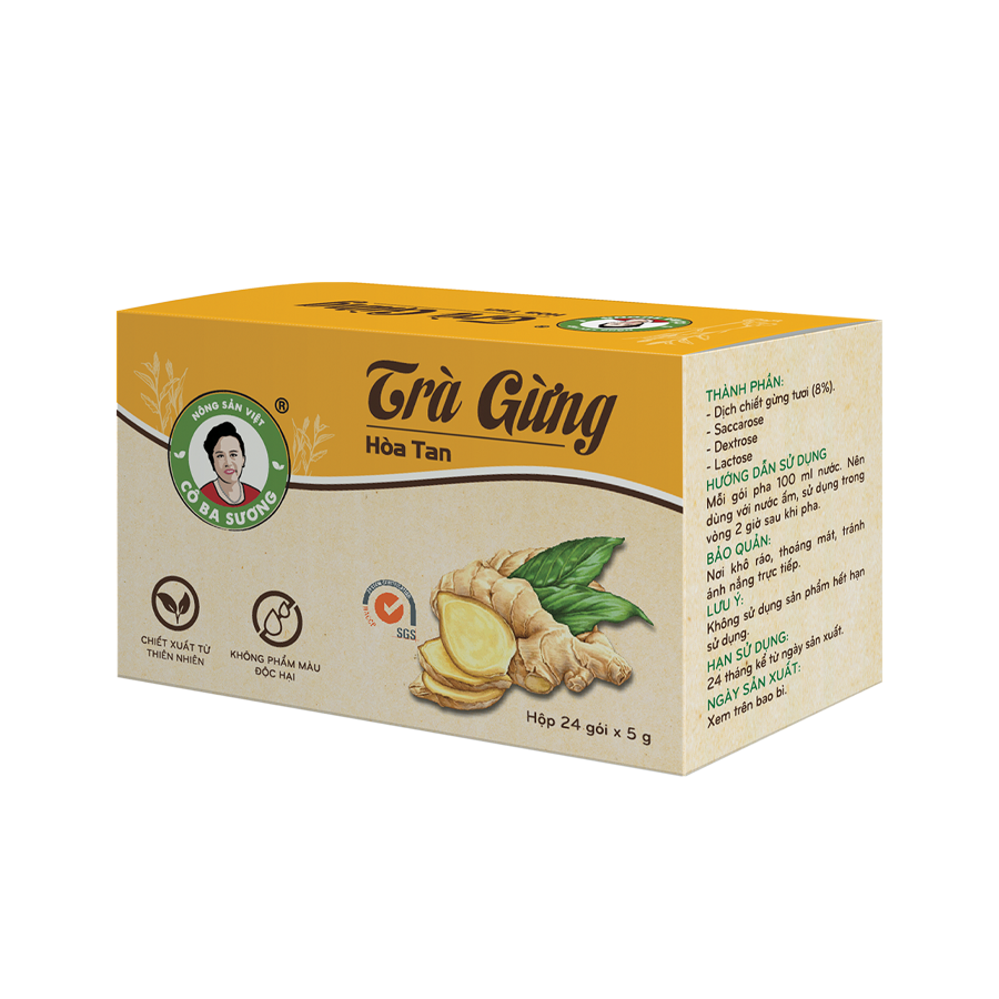 Trà Gừng Hòa Tan (hộp)